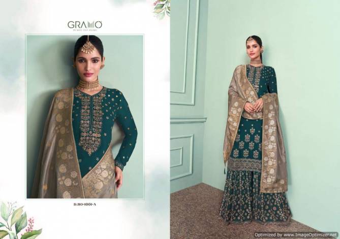 Gramo Colour Special 2 Latest Heavy Festive Wear Georgette Ready Made Collection